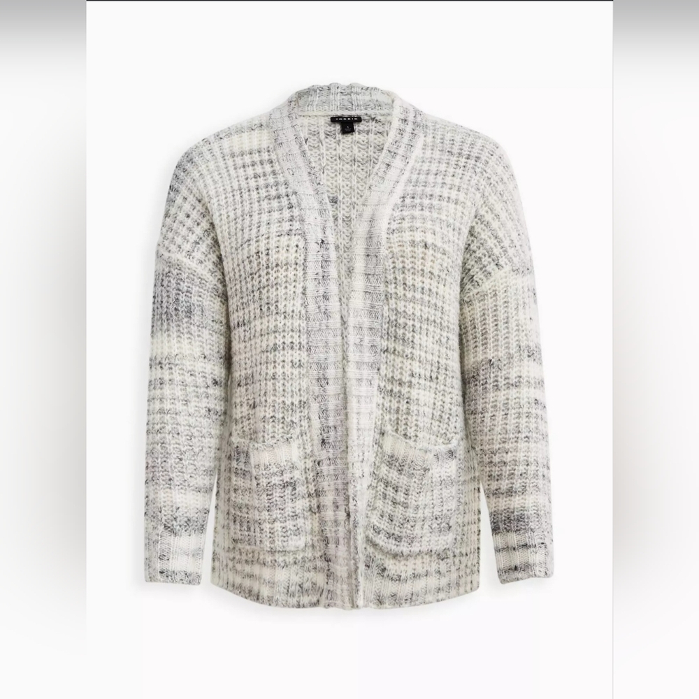 Torrid Cocoon Cardigan - Grey - 3X